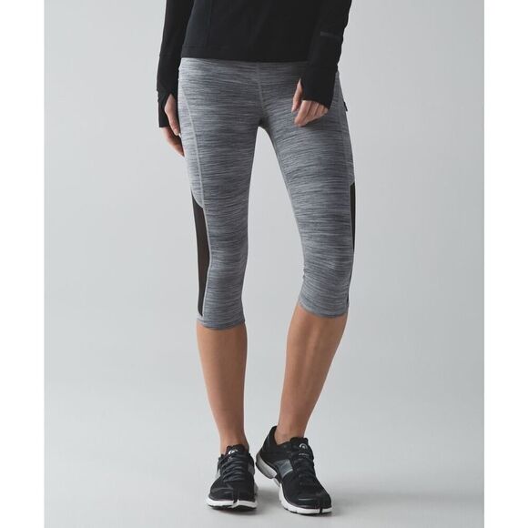 Lululemon Sun Runner Crop Leggings - Size: 8 - Picture 1 of 10